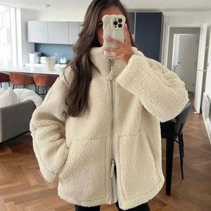H&M Teddy Bear Jacket NEW - Cream, XS
